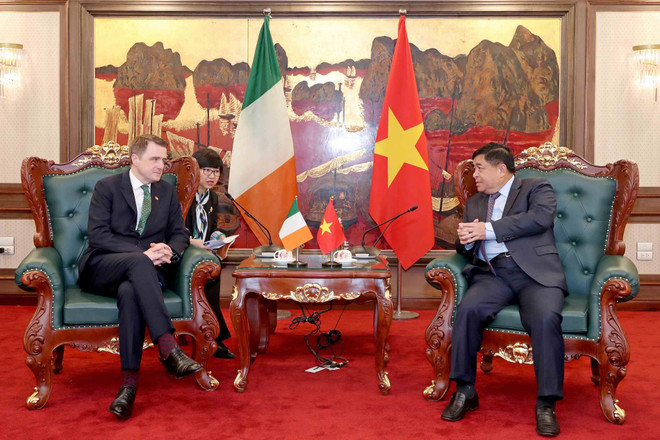 Hiện, hai nước còn nhiều dư địa, cơ hội lớn trong hợp tác phát triển thương mại, đầu tư, trong đó có ngành nông nghiệp, công nghệ thông tin và dược phẩm. (Ảnh: Vietnam+) 113914972.jpg