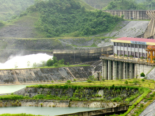 17 giờ ngày 29/8, thủy điện Tuyên Quang đóng 1 cửa xả đáy ảnh 1