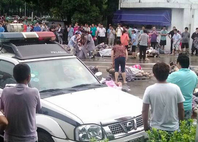 Nổ nhà máy ở miền Đông Trung Quốc, hơn 160 người thương vong ảnh 1