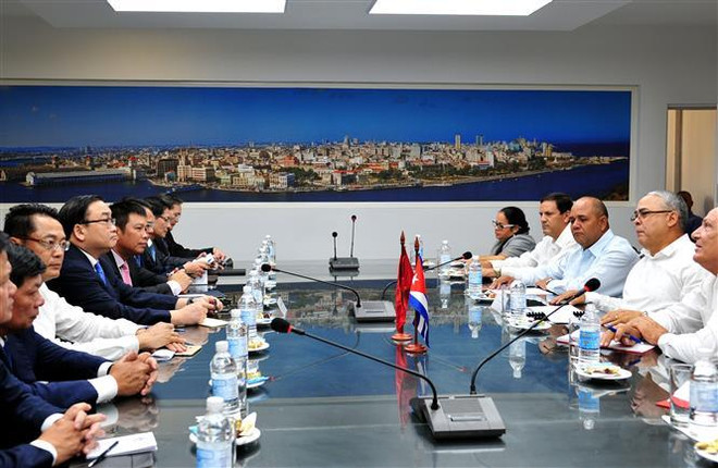 Đoàn đại biểu Đảng Cộng sản Việt Nam thăm và làm việc tại Cuba ảnh 1