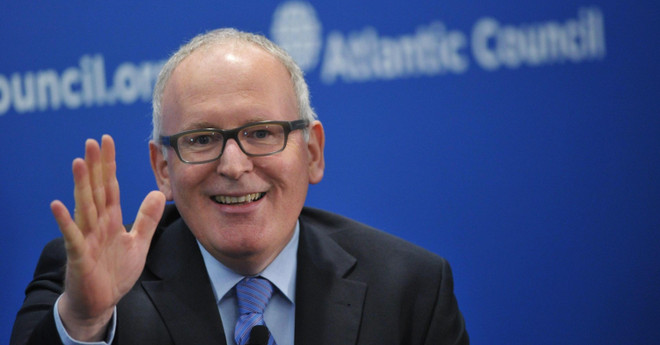 Phó Chủ tịch Ủy ban châu Âu Frans Timmermans. (Nguồn: Upcoming) Phó Chủ tịch EC: EU sẽ “mở rộng vòng tay” chào đón Anh ở lại ảnh 1