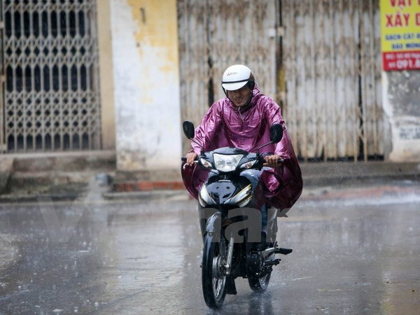 Ảnh minh họa. (Nguồn: Vietnam+) Mưa ở miền Bắc mở rộng dần, tăng thêm về chiều tối và đêm ảnh 1