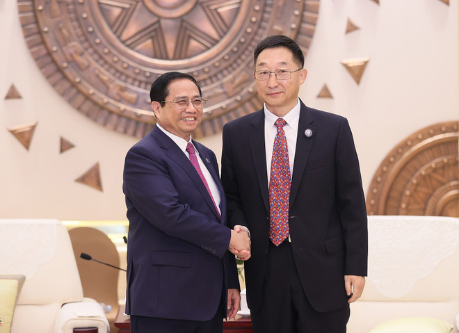 Thủ tướng Phạm Minh Chính tiếp Bí thư Khu ủy Quảng Tây Lưu Ninh ảnh 2