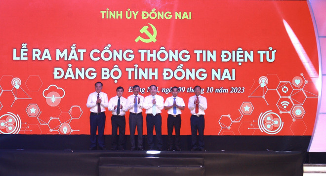 Ra mắt Cổng Thông tin Điện tử Đảng bộ của tỉnh Đồng Nai ảnh 2
