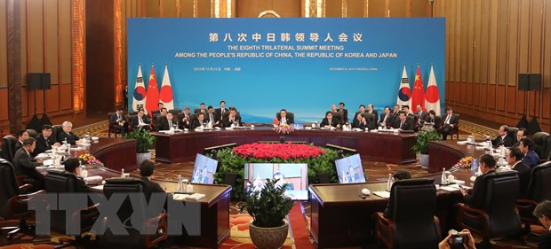 Triển vọng hợp tác thương mại của tam giác Hàn-Trung-Nhật ảnh 1