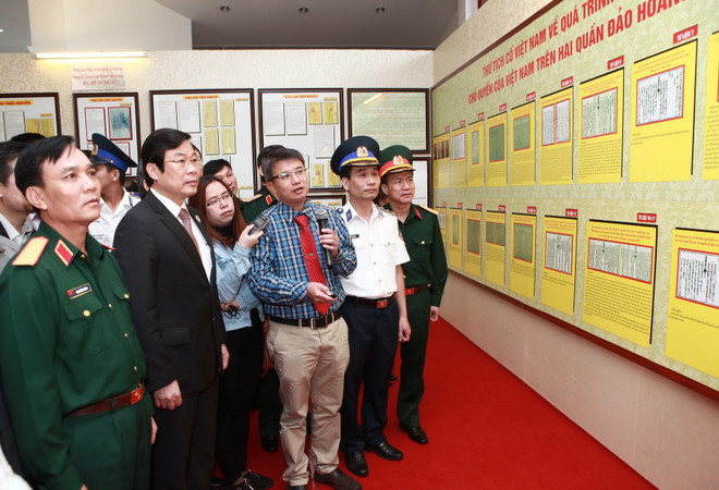 Triển lãm bằng chứng Hoàng Sa-Trường Sa thuộc chủ quyền Việt Nam ảnh 1