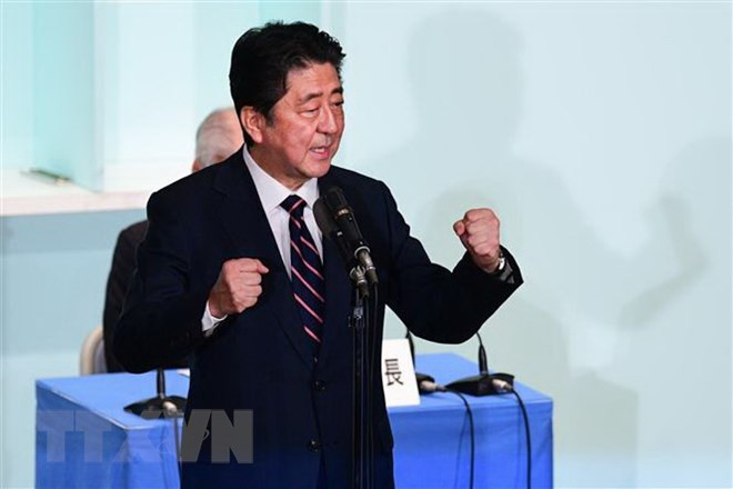 Thủ tướng Nhật Bản Shinzo Abe. (Ảnh: AFP/TTXVN) Sự kiện quốc tế 17-23/9: Cuộc gặp thượng đỉnh liên Triều lần thứ 3 ảnh 4