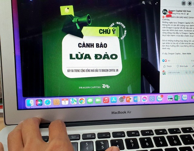 Cảnh báo giả mạo công ty quản lý quỹ lừa đảo nhà đầu tư chứng khoán ảnh 1