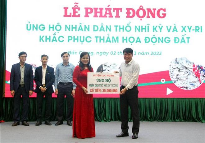 Bắc Giang phát động ủng hộ người dân Thổ Nhĩ Kỳ, Syria sau động đất ảnh 2