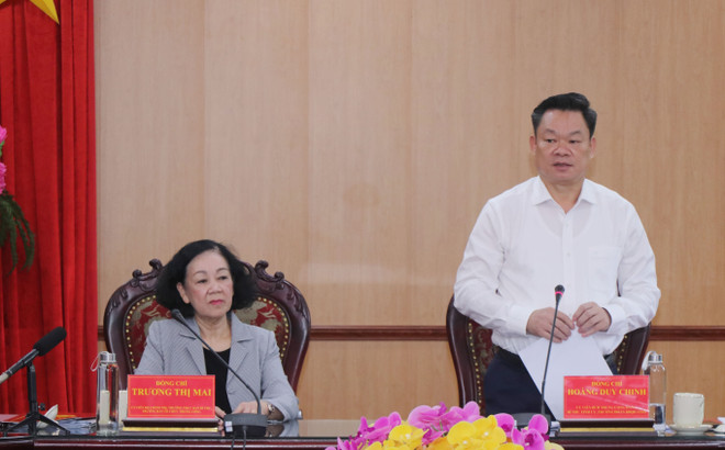 Thường trực Ban Bí thư làm việc với Ban Thường vụ Tỉnh ủy Bắc Kạn ảnh 2