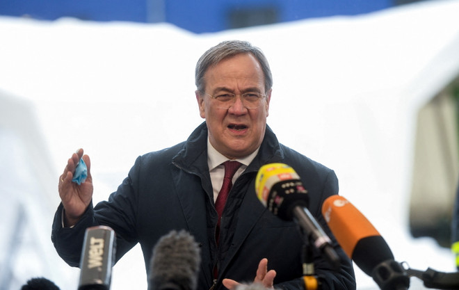 Chủ tịch đảng Liên minh Dân chủ cơ đốc giáo (CDU) của Đức Armin Laschet. (Ảnh: AFP/TTXVN) Đức: Đảng CDU ủng hộ ông Armin Laschet trở thành ứng cử viên thủ tướng ảnh 1