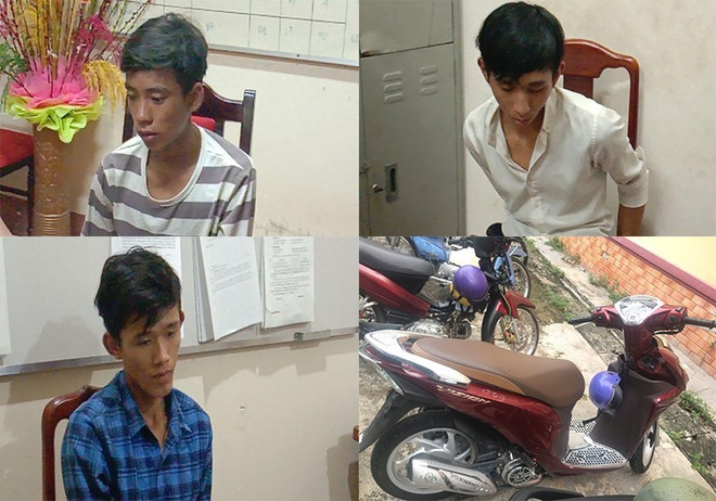 Bình Phước: Tạm giữ 3 đối tượng chặn đường cướp xe máy của công nhân ảnh 1
