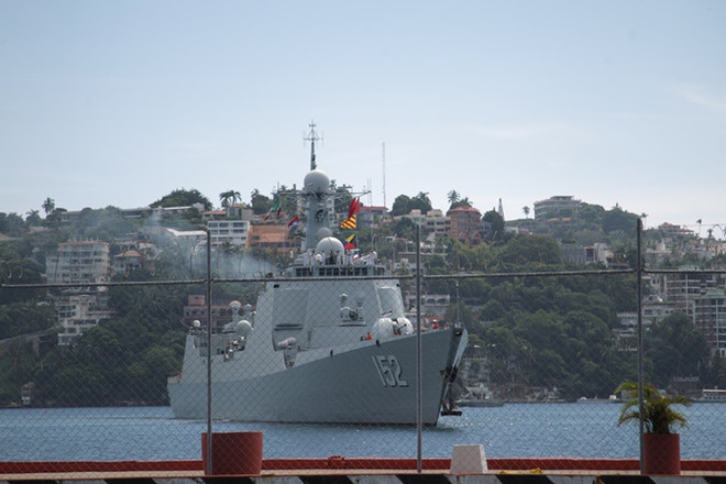 Tàu chiến Trung Quốc lên đường tới Nga để tham gia tập trận chung ảnh 1