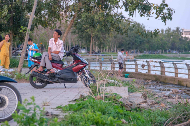 Do chưa được bàn giao về cho quận Ninh Kiều quản lý, hồ Búng Xáng không được dọn vệ sinh. (Ảnh: Thanh Liêm/TTXVN) ttxvn_ban_quan_ly_du_an_oda_can_tho_lam_duong_khong_dung_quy_dinh_2.jpg