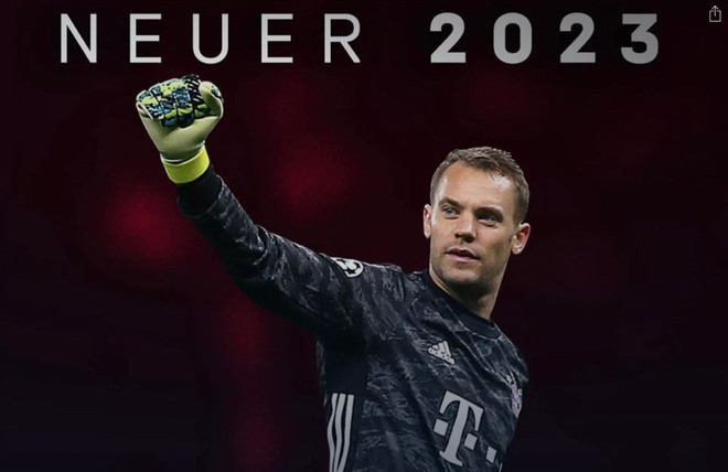 Bayern Munich chính thức gia hạn hợp đồng với Neuer đến 2023 ảnh 1