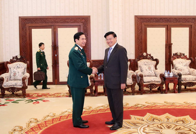 Việt Nam-Lào tăng cường quan hệ hữu nghị, hợp tác quốc phòng ảnh 1