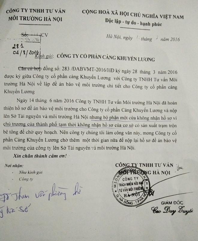 Cảng Khuyến Lương: “Thiên đường” của các trạm trộn bêtông trái phép ảnh 3