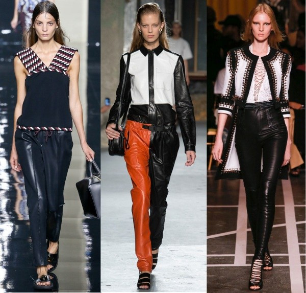 Chất liệu da tiếp tục gây ấn tượng trong mùa mốt Xuân Hè 2015 ảnh 3
