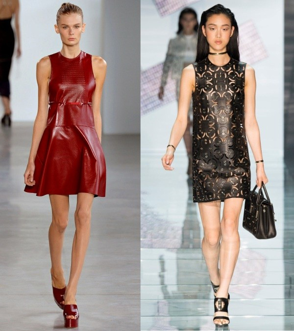 Chất liệu da tiếp tục gây ấn tượng trong mùa mốt Xuân Hè 2015 ảnh 6