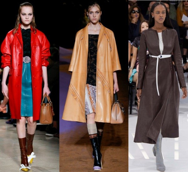 Chất liệu da tiếp tục gây ấn tượng trong mùa mốt Xuân Hè 2015 ảnh 1