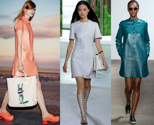 Chất liệu da tiếp tục gây ấn tượng trong mùa mốt Xuân Hè 2015 ảnh 2