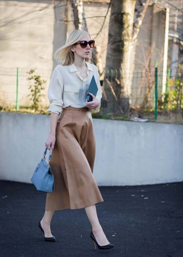 Chất liệu da tiếp tục gây ấn tượng trong mùa mốt Xuân Hè 2015 ảnh 11