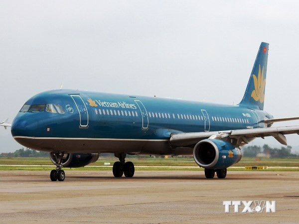 Máy bay của Vietnam Airlines. (Ảnh: Huy Hùng/TTXVN) Vietnam Airlines bán gần 49 triệu cổ phần lần đầu vào ngày 14/11 ảnh 1