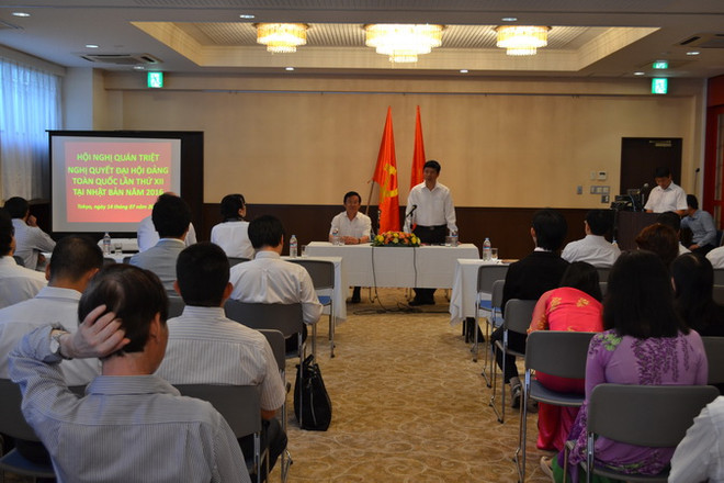 Đảng ủy tại Nhật Bản quán triệt nghị quyết Đại hội XII của Đảng ảnh 1
