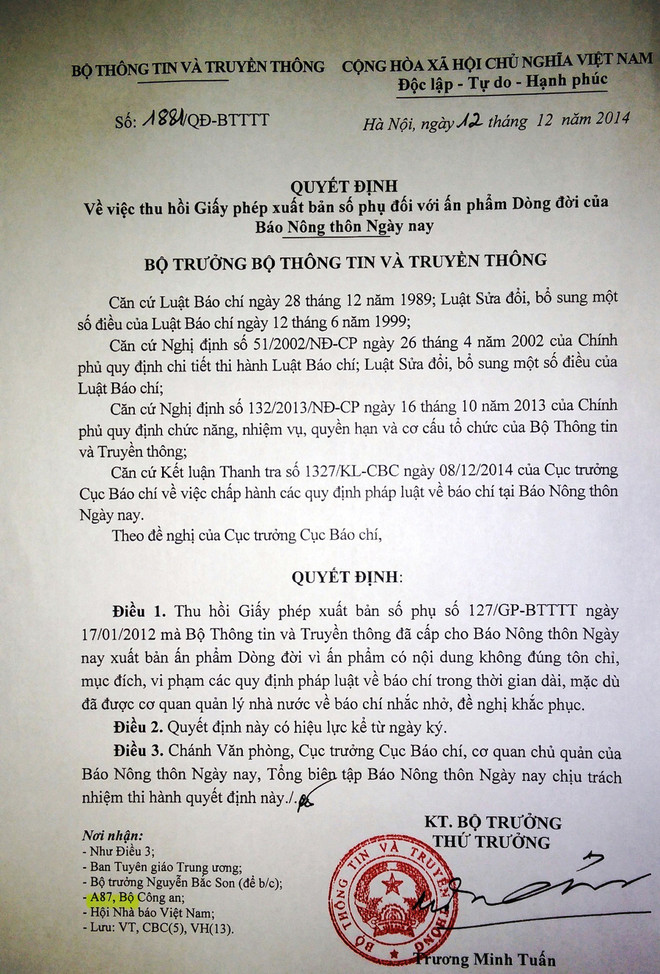 “Khai tử” ấn phẩm Dòng đời vì đăng nhiều mê tín dị đoan ảnh 1