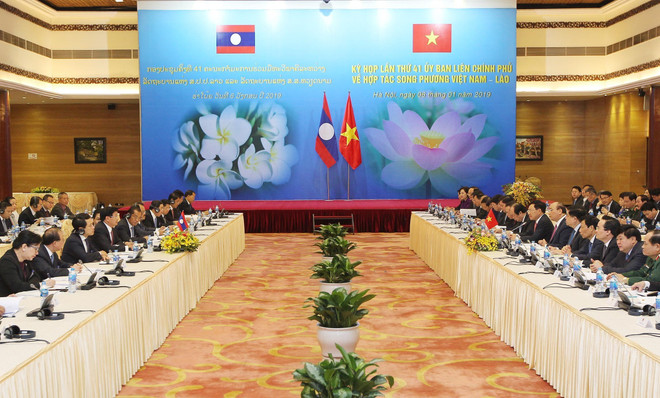 Kỳ họp lần thứ 41 Ủy ban liên Chính phủ Việt Nam-Lào ảnh 2