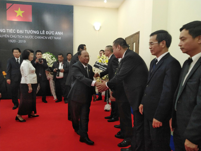 Trang trọng Lễ viếng nguyên Chủ tịch nước Lê Đức Anh tại Campuchia ảnh 3