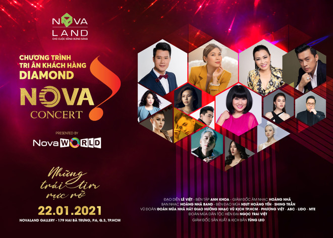 Nhiều nghệ sĩ hàng đầu quy tụ ở "Nova Concert-Những trái tim rực rỡ" ảnh 2
