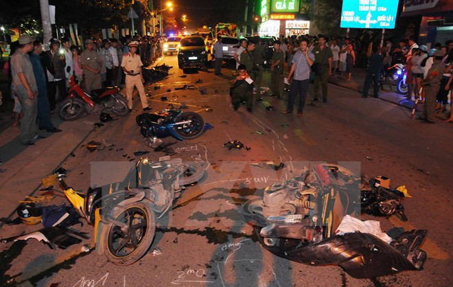 Hé lộ nguyên nhân ban đầu vụ tai nạn giao thông liên hoàn ở TP.HCM ảnh 1