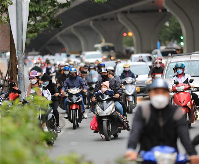 Bắc Bộ ngày nắng, trời rét.(Ảnh: Thanh Tùng/TTXVN) Bắc Bộ sáng sớm có sương mù, ngày nắng, trời rét 14-17 độ C ảnh 1