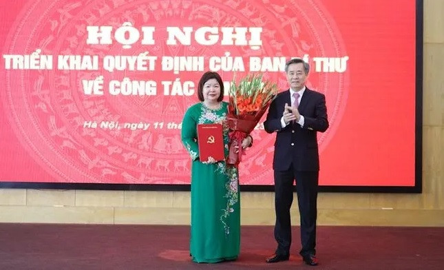 Bà Cao Xuân Thu Vân giữ chức Bí thư Đảng đoàn Liên minh HTX Việt Nam ảnh 1