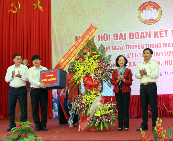 Rộn ràng ngày hội đại đoàn kết toàn dân tộc tại tỉnh Bắc Giang ảnh 1