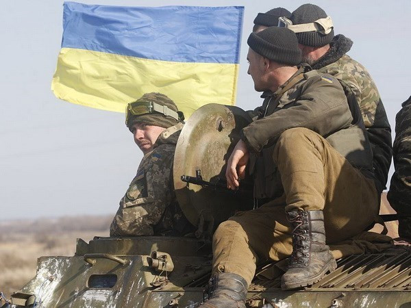 Binh sỹ Ukraine. (Nguồn: Getty Images) Ukraine bác cáo buộc liên quan đến cựu sỹ quan hải quân bị bắt giữ ảnh 1