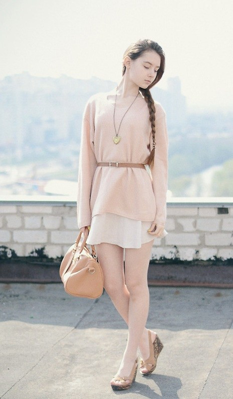 Đón Thu với những cách phối đồ bằng gam hồng nữ tính ảnh 4