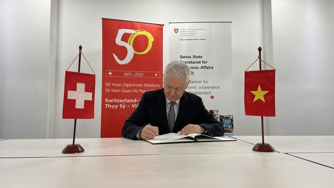 Đại sứ Thụy Sĩ tại Việt Nam Ivo Sieber. (Nguồn: Swiss BET) 50 năm vun đắp quan hệ truyền thống, hợp tác tốt đẹp Việt Nam-Thụy Sĩ ảnh 1