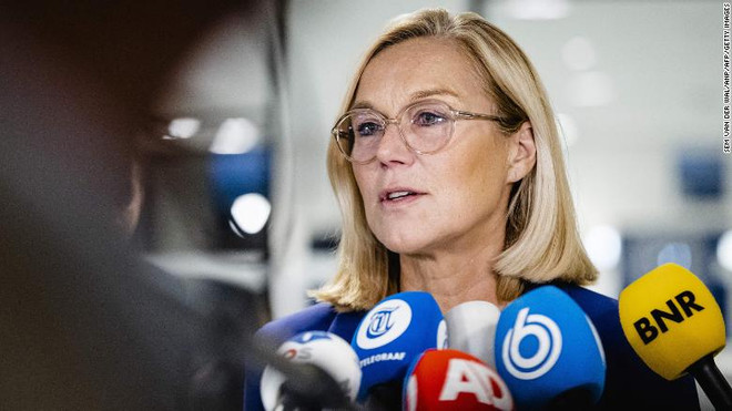 Ngoại trưởng Hà Lan Sigrid Kaag. (Nguồn: CNN) Ngoại trưởng Hà Lan từ chức vì cuộc khủng hoảng Afghanistan ảnh 1