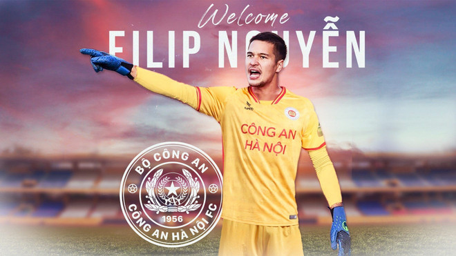 Thủ môn Việt kiều Filip Nguyễn gia nhập Công an Hà Nội FC ảnh 1
