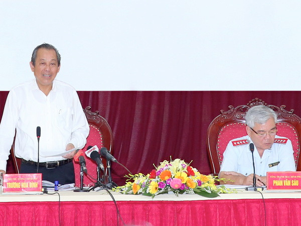 Phó Thủ tướng Trương Hòa Bình làm việc với Thanh tra Chính phủ ảnh 1