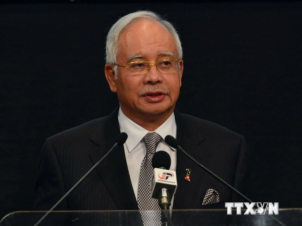 Thủ tướng Malaysia Najib Razak. (Ảnh: THX/TTXVN) Malaysia-Indonesia nhất trí sớm giải quyết vấn đề biên giới ảnh 1
