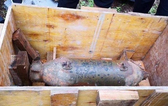 Trung Quốc phát hiện quả bom từ thời Chiến tranh Thế giới thứ Hai ảnh 1