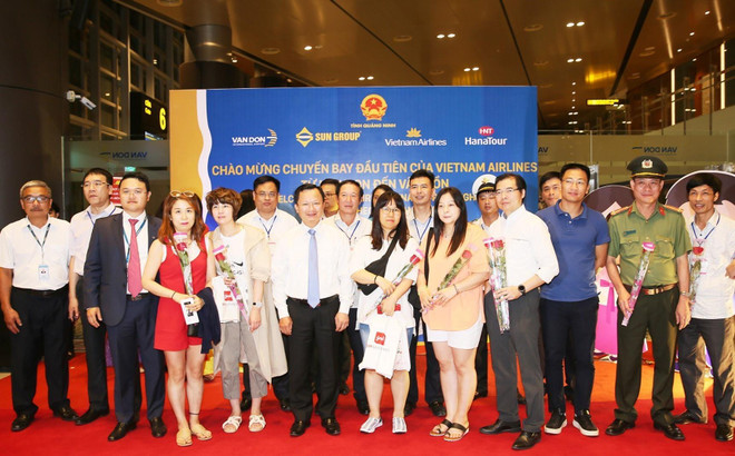 Sân bay Vân Đồn đón chuyến bay đầu tiên kết nối với Hàn Quốc ảnh 2