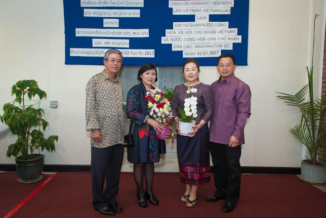 Giao lưu hữu nghị giữa hai Đại sứ quán Việt Nam và Lào tại Mỹ ảnh 3