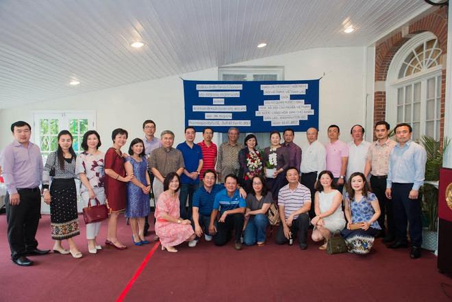Giao lưu hữu nghị giữa hai Đại sứ quán Việt Nam và Lào tại Mỹ ảnh 1
