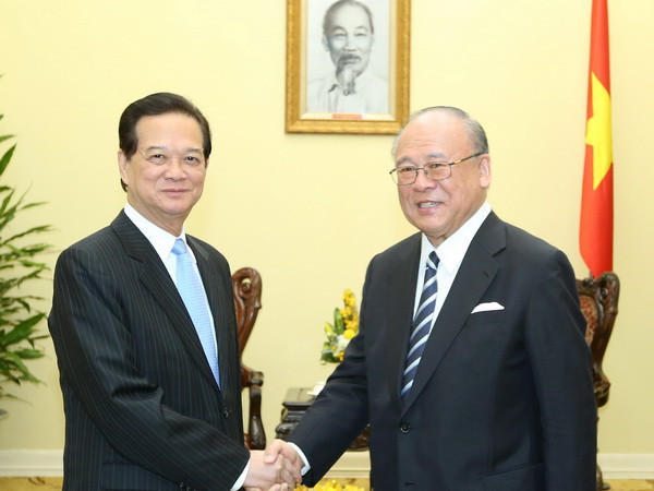 Thủ tướng tiếp Cố vấn đặc biệt Liên minh Nghị sỹ Hữu nghị Nhật-Việt ảnh 1