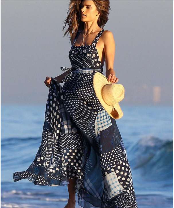 Thời trang ngày giao mùa - Sức hấp dẫn của đầm hai dây ảnh 7