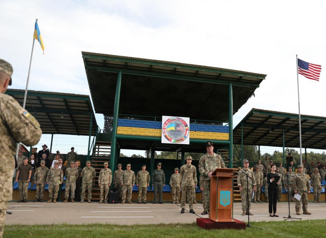 Cuộc tập trận chung Mỹ-Ukraine mang tên Rapid Trident 2019. (Nguồn: dvidshub.net) Mỹ-Ukraine bắt đầu cuộc tập trận chung Rapid Trident 2019 ảnh 1